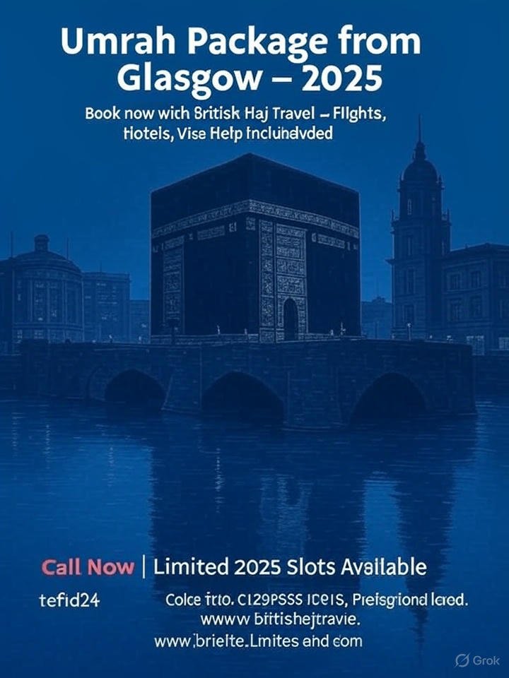 Umrah package from Glasgow