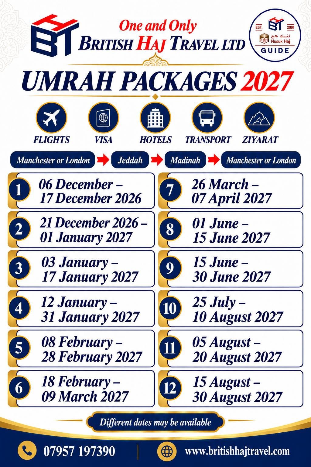 British Haj Travel Banner 1